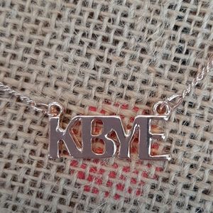 Kbye rose gold necklace